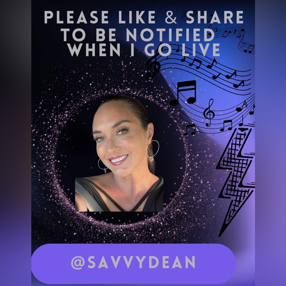 Please like and share my notification for when I go live!
